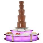 Grosse LED Display fr Schokofontne und Fingerfood Display